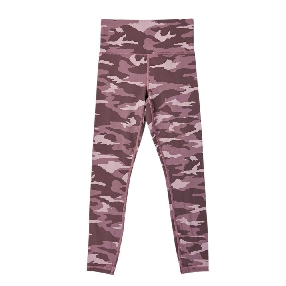 Athleta‎ Elation Mauve Purple Camo 7/8 Tight Leggings Size XS